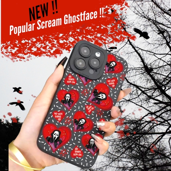 NWT!! SCREAMS GHOSTFACE IPHONE DURABLE CASE!! YOU HANG UP CASE!! Various Sizes - Picture 5 of 16